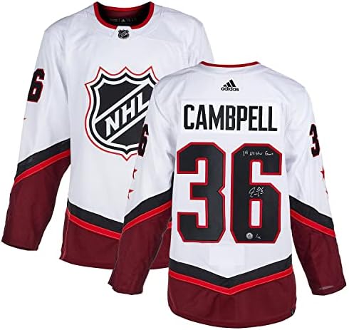 Jack Campbell Aláírt 2022 NHL All-Star 1. ASG Játék Adidas Mez /22 - Dedikált NHL-Mezek