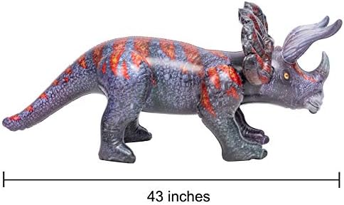 JOYIN 43 Triceratops Felfújható Dinoszaurusz, Party Dekoráció, Szülinapi Parti Ajándék Gyerekeknek, illetve