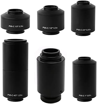 XuuSHA Kézi Digitális Mikroszkóp Kiegészítők P95-C 0.35 X 0,5 X 0.65 X 0,8 X 1 X 1.2 X C-Mount Kamera