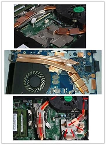 OdiySurveil(TM) 15Pack 5-Méret 15x15mm IC-Lapkakészlet CPU-GPU Termikus Réz Hűtőborda Pad