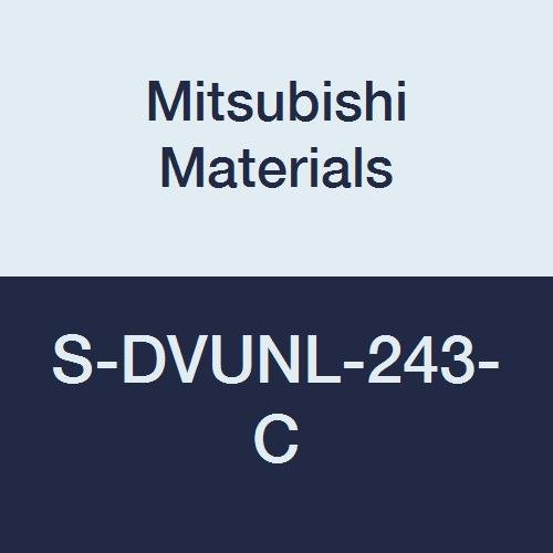 Mitsubishi Anyagok S-DVUNL-243-C Dupla Bilincs Dimple Unalmas, Bár 0.375 IC Rhombic 35° Betét, Acél Szár,