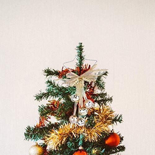 TOYANDONA Karácsonyi Csengő Karácsonyi Jingle Bell Ajtó Fogas Koszorú Fém Csillag Kilincset Díszek Bell