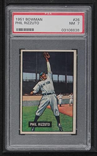 1951 Bowman 26 Phil Rizzuto New York Yankees (Baseball Kártya) PSA a PSA 7.00 Yankees