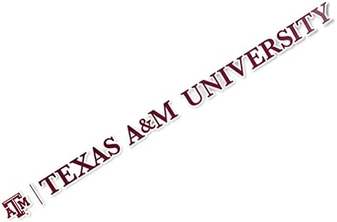 A Texas A&M University Aggies TAMU Név, Logó Vinyl Matrica Laptop Víz Üveg Autó Scrapbook (15 Hüvelyk