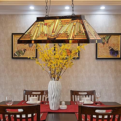 Capulina Tiffany Pool Asztal Fények, Étkező, Konyha Sziget Parasztház Medál Fény 3-Fény 28 Lámpaernyő