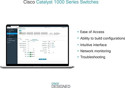 Új Cisco Catalyst 1000FE-24T-4G-L Kapcsoló Sikerült - 24 x 10/100 + 2 x Combo, Gigabit SFP/RJ-45 (uplink)