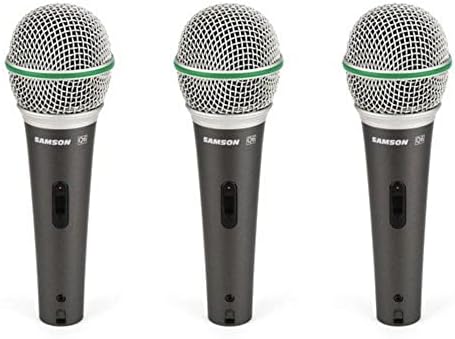 Sámson Q6 Dinamikus Mikrofon 3-Pack